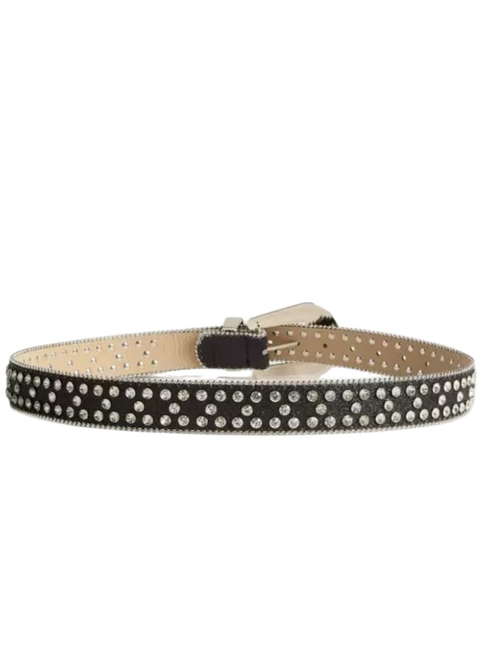Torrid Black & Silver Studded Glitter Belt Women’s Plus Size 3, 3X Size (22-24) - Picture 3 of 10
